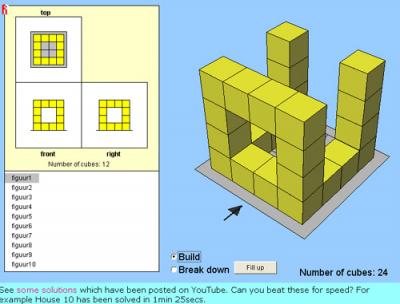 Building Houses, puzzle 3D
