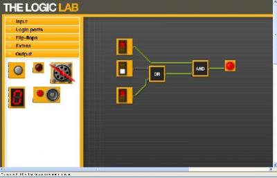 The Logic Lab, es un simulandor de circuitos con puertas lógicas